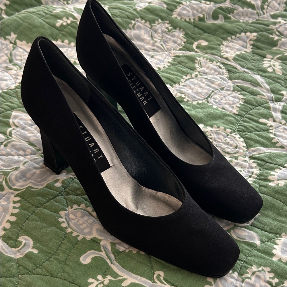 Stuart Weitzman Black Heeled Pumps